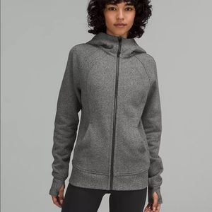 Lululemon Scuba Full-Zip Hoodie Heathered Speckled Black